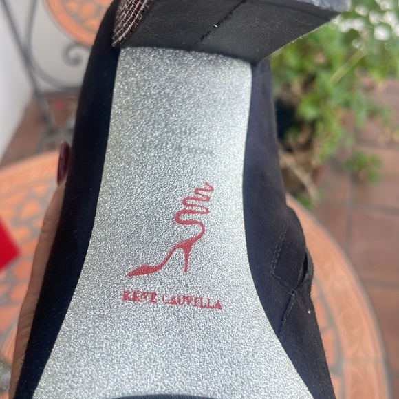 Rene Caovilla boots with glitter hills. Like new - Picture 6 of 7
